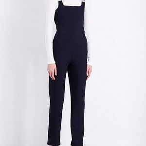 Maje Synthetic Paulette Stretch Crepe Jumpsuit in Navy 🆕️